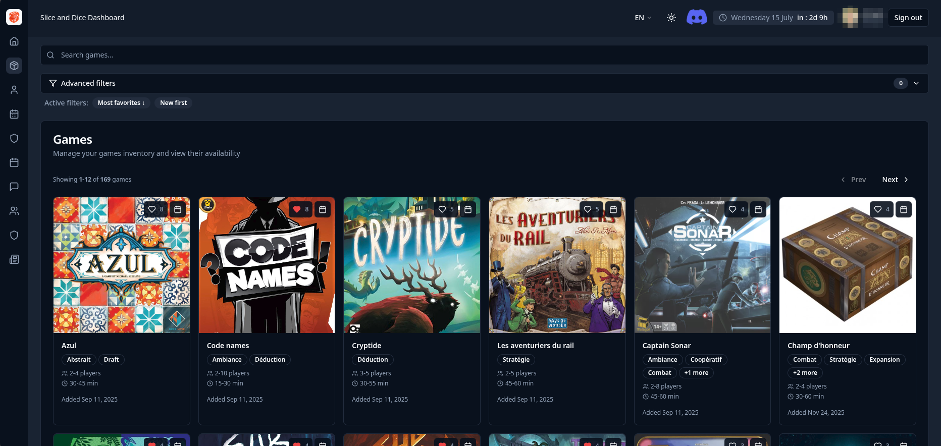 Site web — Slice and Dice